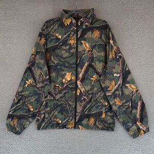 Rebel Minds Camouflage hunting full zip Jacket hooded men’s XL cammo pockets